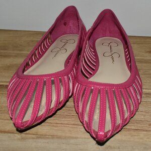 Jessica Simpson Pink Strappy Flats